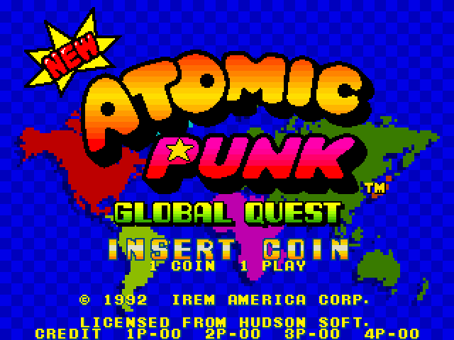 New Atomic Punk - Global Quest (US) Title Screen
